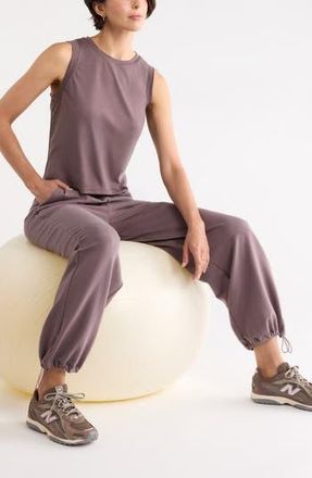 Zella Key Element Tank in Grey Plum at Nordstrom Rack, Size X-Large