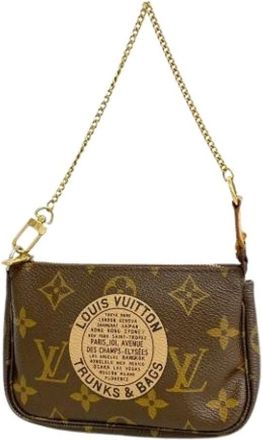 Louis Vuitton Pre-owned Mini Bags, female, Brown, Size: ONE SIZE Pre-owned Pouch