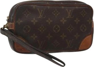 Louis Vuitton Pre-owned Canvas clutches - Dames - Vintage Clutch - Bruin - ONE Size - Vintage