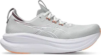 Asics Womens GEL-Nimbus 28 Road-Running Shoes Gray 8.5