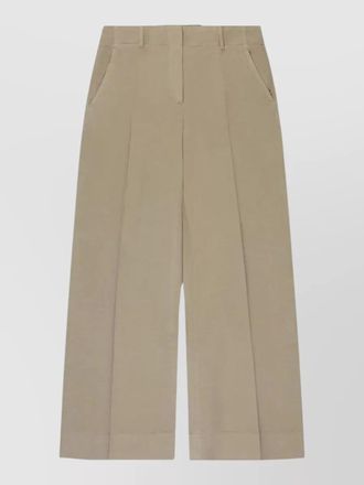 Incotex trousers tailored style belt loops side pockets