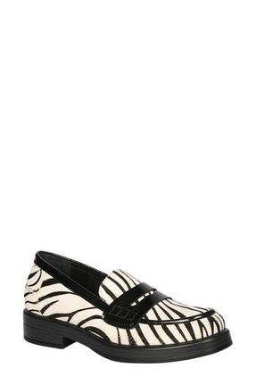 SaintG Zuri Zebra Loafer in Black/White at Nordstrom Rack, Size 10-10.5Us / 41Eu