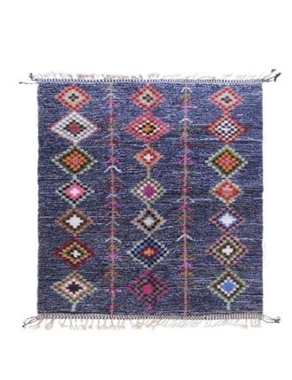 AFK Living Alfombra bereber chic tejida a mano lana 227 x 270 cm