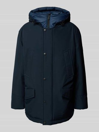 Boss Orange by Hugo Boss BOSS Orange Relaxed Fit Parka mit Kapuze Modell OSIASS1 in Marine, Gr&ouml;&szlig;e 48