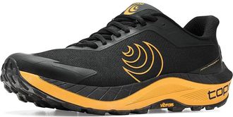 Topo Athletic MTN Racer 4 Mens Running Shoes Black/Yellow : 11.5 D - Medium, Synthetic