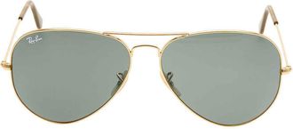Ray-Ban Aviator Havana Collection G-15 Green Unisex Sunglasses RB3025 181 62