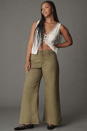 Pilcro Crop Wide-Leg Pants