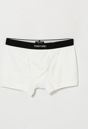 Tom Ford Boxer parigamba in cotone stretch con fascia logata in vita