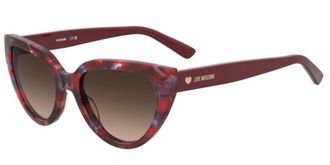 Love Moschino MOL095/S LHF/HA Womens Sunglasses Blue Size 55