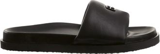 H&ouml;gl Schoenen, Dames, Zwart, 36 EU, Leer, Brenda Open-Toe Slides