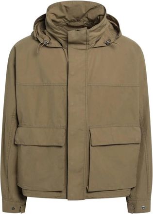Christophe Lemaire Short Rain Parka - Heren - Winterjassen - Groen - L - Katoen - Jassen