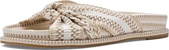 Vince Camuto Gryfynn Knotted Woven Slide Sandals Womens Sandals Ivory : 9.5 M