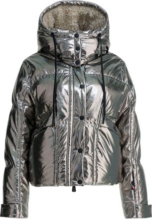 Moncler Calaque Jackets And Coats Silver-Donna