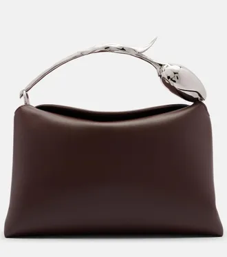 Erdem Bloom Midi leather top-handle bag