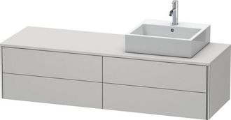 Duravit Mueble De Pared Duravit Xsquare 160,0 X 54,8 Cm, 4 Cajones
