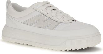 Moncler Mens Altive Sneakers Suede And Nubuck White