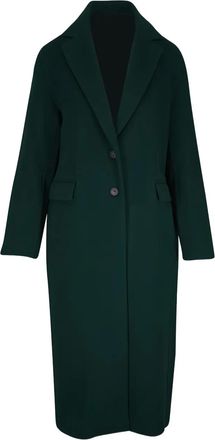 Vince Cappotto monopetto con tasche - Verde