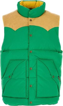 Polo Ralph Lauren Mouwloze Donsjas - Heren - Bodywarmers - Groen - M - Leer - Jassen