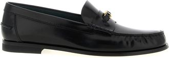 Tod's Black Leather Loafers