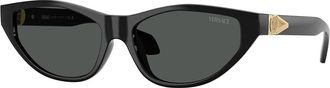 Versace VE4491U GB1/87 Womens Sunglasses Black Size 55