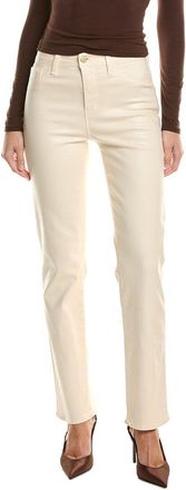 L'agence Lagence Ginny French Vanilla Coated High-Rise Straight Jean