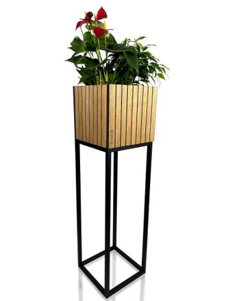 OEM Soporte Para Flores Loft Fiorino De Listones, 22x22x80 Cm