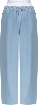 Alexander Wang Pantaloni con coulisse - Blu