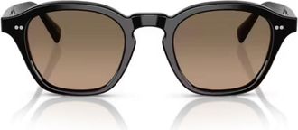 Oliver Peoples Black Eyles OV5580SU Acetate Square Sunglasses