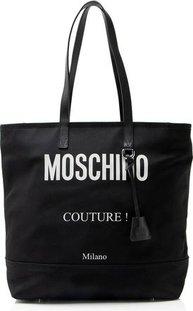 Moschino Canvas Logo Tote