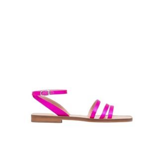 Scarosso Flat Sandals, female, Pink, Size: 7 1/2 US Sarah Flat Sandals