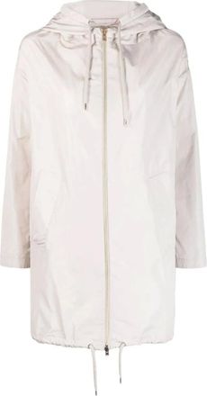 Herno Jassen, Dames, Roze, L, Katoen, Techno Taffeta Parka