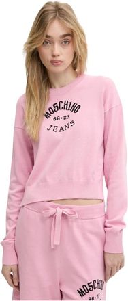Moschino Jersey de Algod&oacute;n - Knitwear - Mujer - Rosa - XL