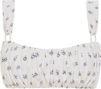 Montce Swim Victoria Floral Bikini Top in Heidi Floral at Nordstrom, Size Large