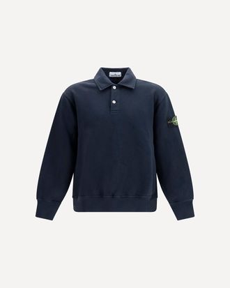Stone Island Logo cotton Sweatshirt Male XL