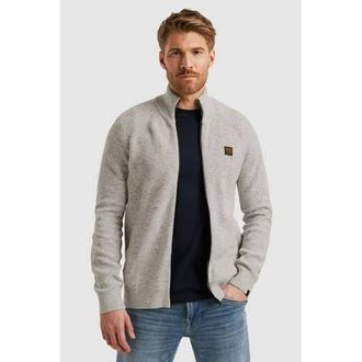 PME Legend gebreid vest grijs
