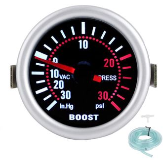 OEM Man&oacute;metro De Presi&oacute;n Turbo De 2 Pulgadas Y 12 V -30-30 Psi Con Aguja, Medidor De Presi&oacute;n Turbo Para Autom&oacute;viles De Alta Precisi&oacute;n -crezuo