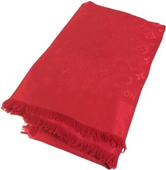 Louis Vuitton Pre-owned Monogram Stole - - Pre-owned - Donna - Rosso - ONE SIZE