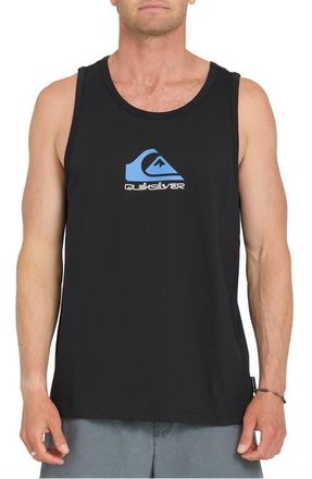 Quiksilver Omni Logo Cotton Tank in Black at Nordstrom, Size Xx-Large