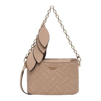 Guess Tassen, Dames, Beige, ONE Size, Leer, Sally Mini Crossbody Tas