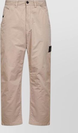 Stone Island straight leg trousers multiple pocket design