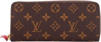 Louis Vuitton Brown Monogram Canvas Clemence Wallet (Authentic Pre-Loved)