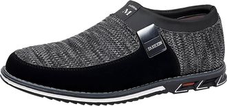 Generic Mens Slip On Boat Shoes, Walking Trainers Mesh Sneakers Breathable Sport Shoe Lightweight Flats Shoes Comfortable Casual Trainer Classic Stylish Loafe