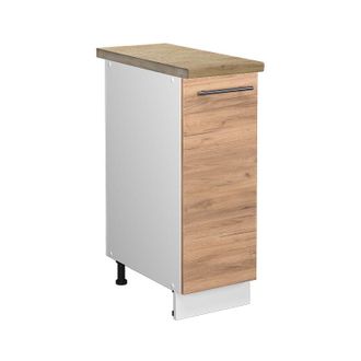 Vicco Armario De Farmacia Fame-line, Roble Dorado, 30 Cm, Et Roble