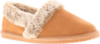 Hush Puppies Ariel Su&egrave;de Dames Pantoffels In Tan