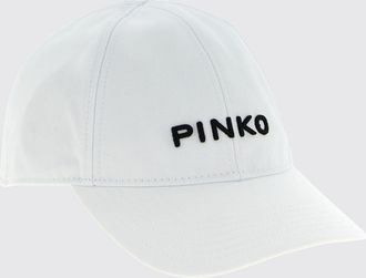 Pinko Cappello Pinko in twill di cotone con logo ricamato