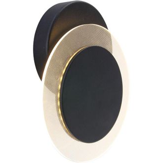 Steinhauer Aplique De Pared - Lido - Negro - Pl&aacute;stico Metal - &Oslash; - Steinhauer