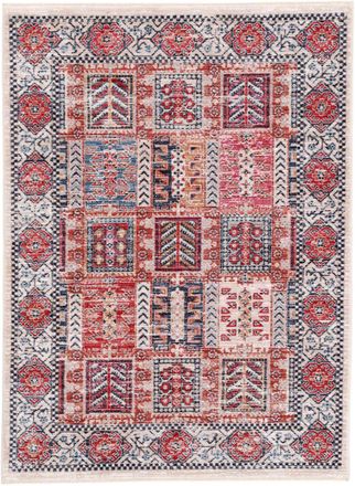 Carpetfine Teppich »Phoenix« rechteckig 6 mm Höhe Vintage Orient Look, mit Fransen, Wohnzimmer