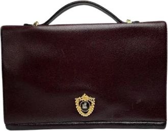 Givenchy Pre-owned Handbag - Dames - Vintage Handtas - Paars - ONE Size - Leer - Vintage