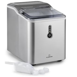 Klarstein Klarstein Chillout M&aacute;quina De Cubitos De Hielo Tipo Bullet 12kg/24h Tanque De Agua De 1,5 Litros Color Plateado