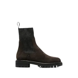 Henderson Baracco Ella Suede Panelled Boots